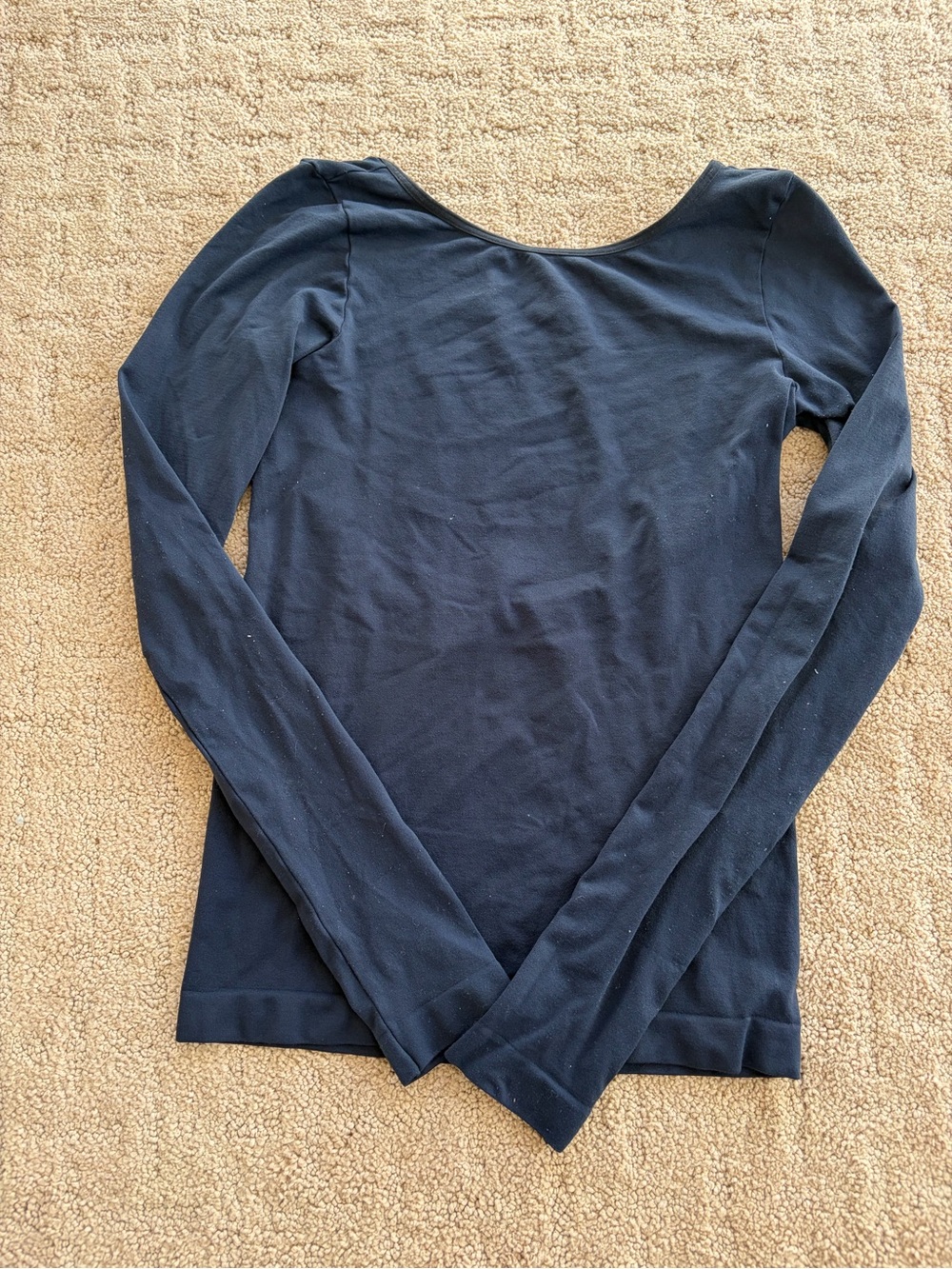 Free People low back seamless long sleeve top